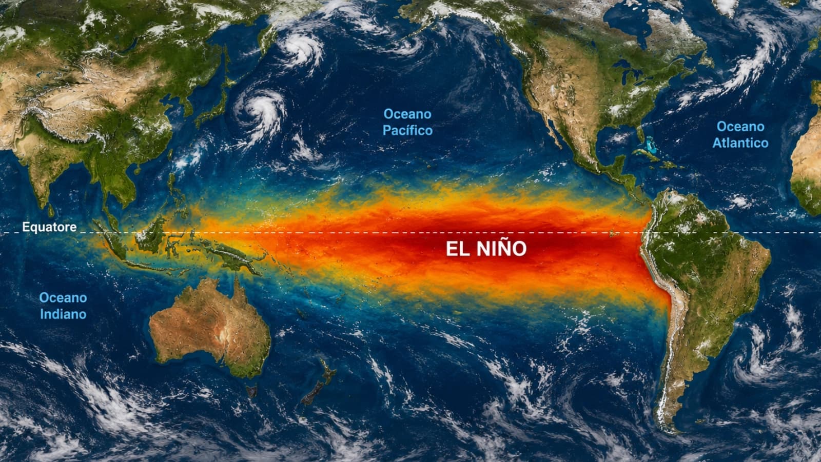El Niño si intensifica: l'avvertimento dell'ONU su mesi critici per il clima mondiale